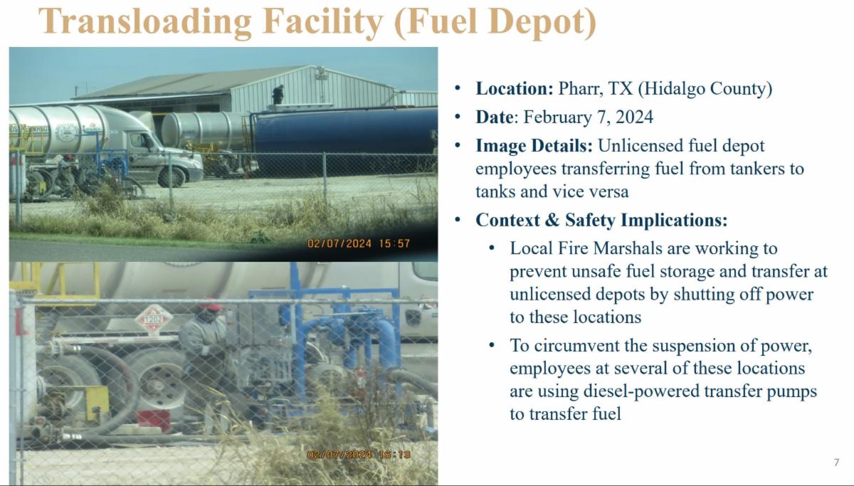 Photo: Transloading Facility (Fuel Depot)