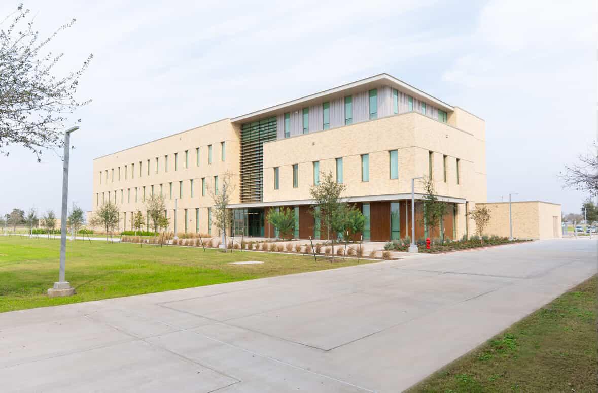 The newly completed Nursing Education and Research Building (NERB) at Texas A&M Higher Education Center at McAllen
