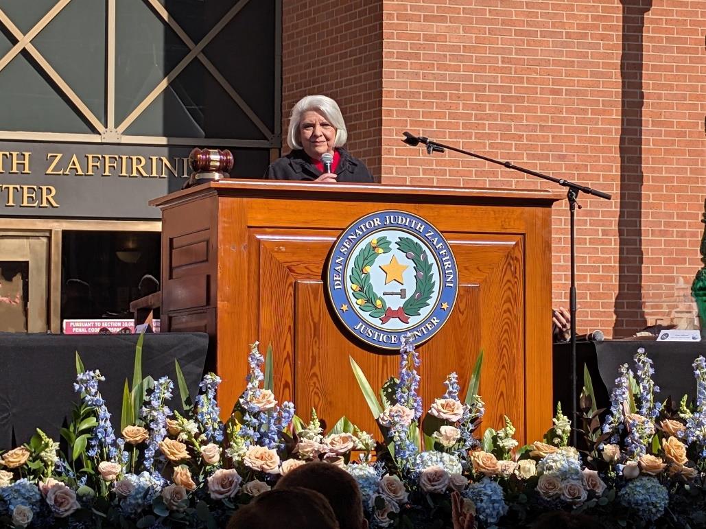 Photo: Dean Senator Judith Zaffirini