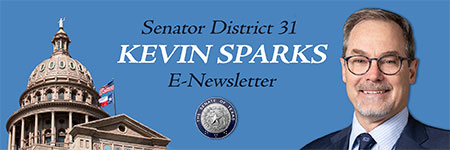 Sen. Sparks' E-Newsletter signup banner graphic
